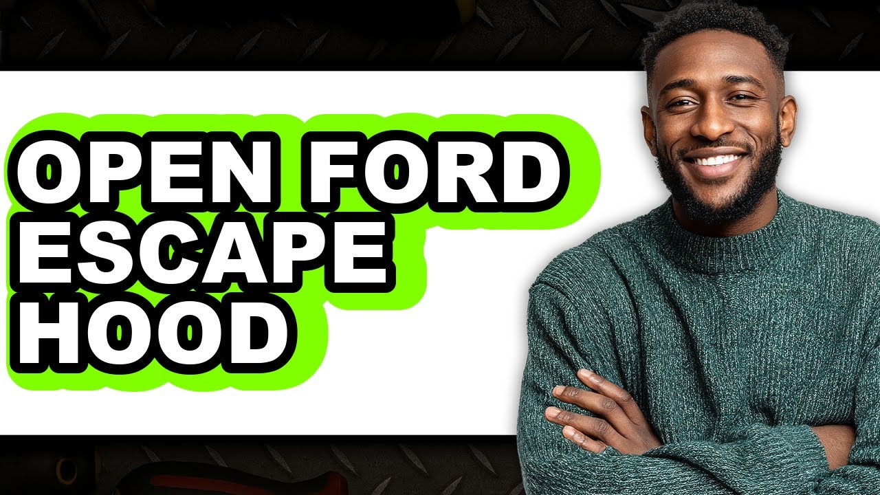How to Open Ford Escape Hood (UPDATED)