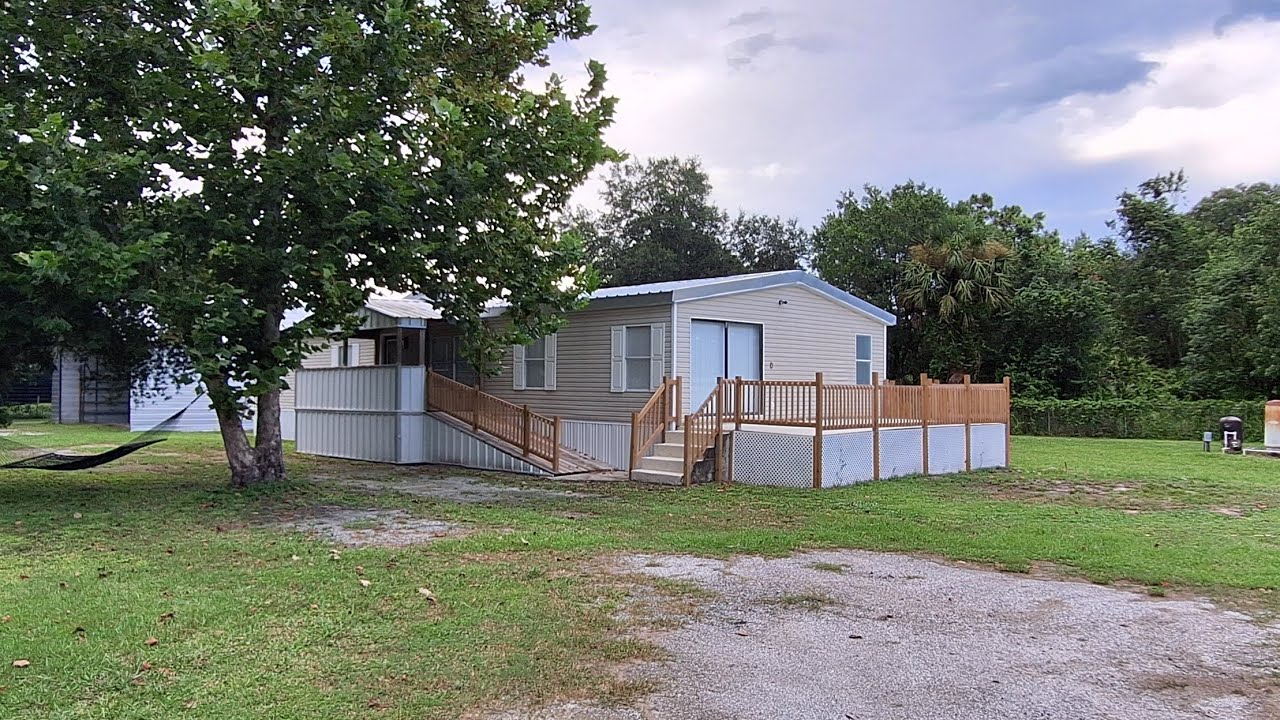 Se Vende Mobile Home de 4 Dormitorios 2 Baños con Terreno Incluido en Orlando, Florida 32820