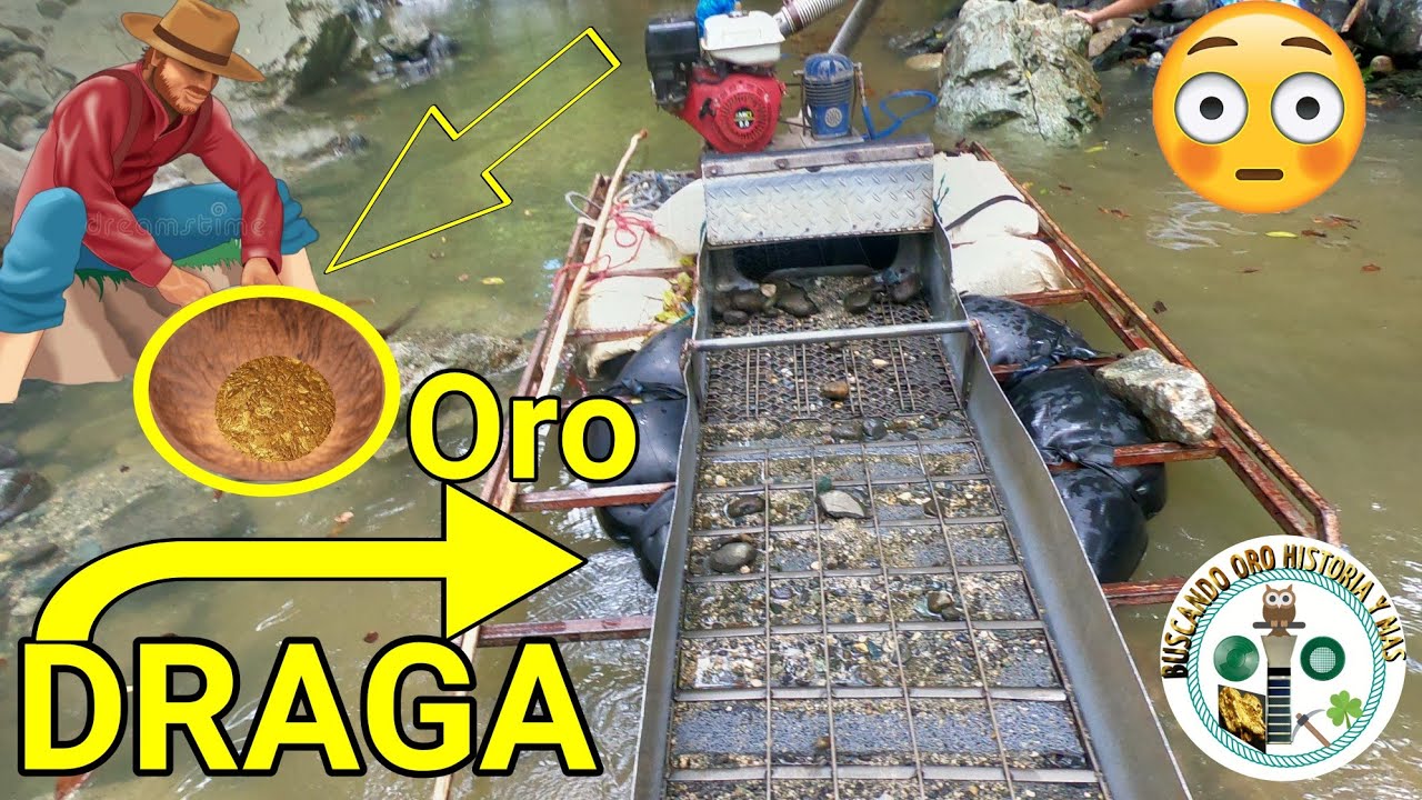 ¿Cómo Buscar y #Lavar #Oro  Con una #Draga?  Fiebre del Oro 📍EXTRACTION of Gold with The Dredgers