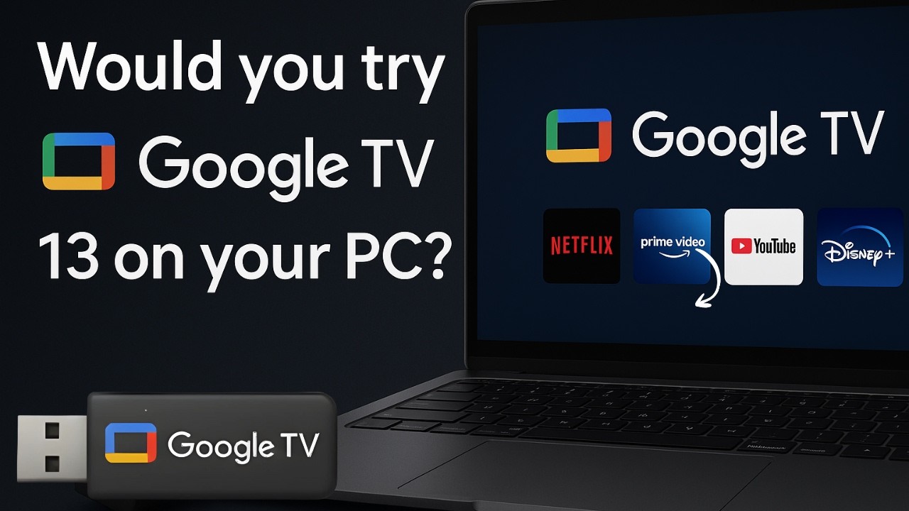 Как установить Google TV 13 на USB-накопитель