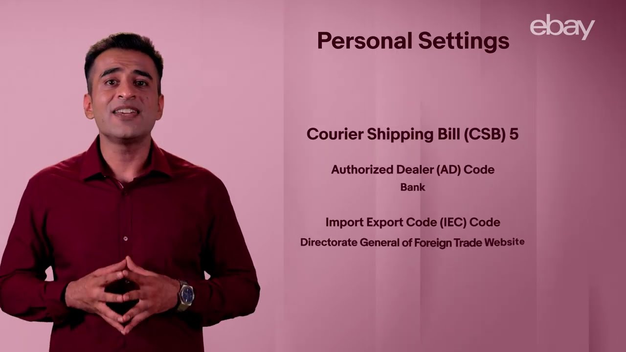 EGS Module 1 : Registration process and selection of logistic service providers | Export Academy