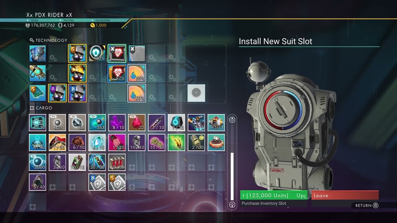 How to Upgrade Exosuit Technology Slots in No Man's Sky 2023