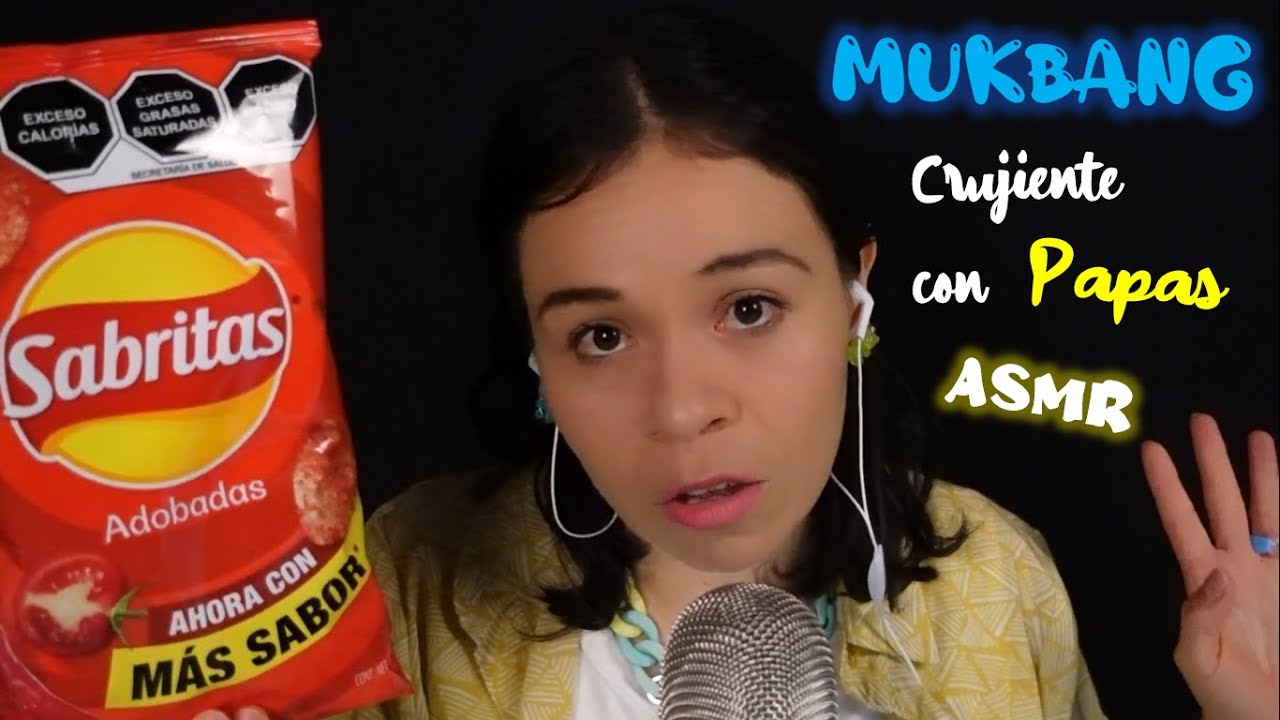 ASMR | COMIENDO PAPAS | MUKBANG sonidos CRUJIENTES