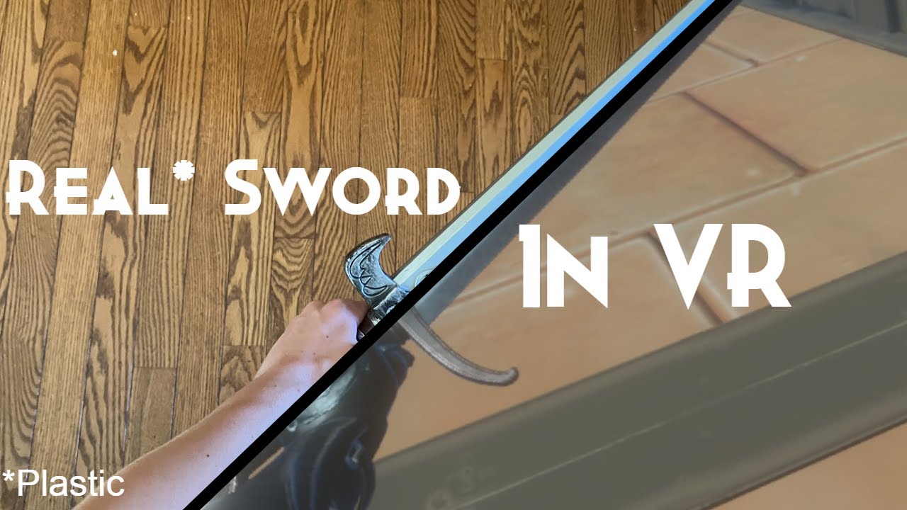 Can I use a real* sword in VR?