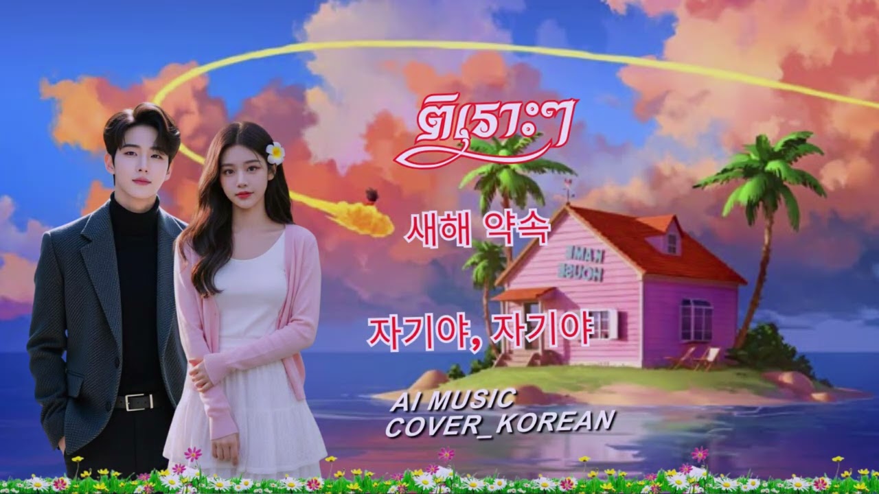 ទិដ្ឋភាពបុណ្យអុំទូក 강차이여, Ai music cover_Korean  2026