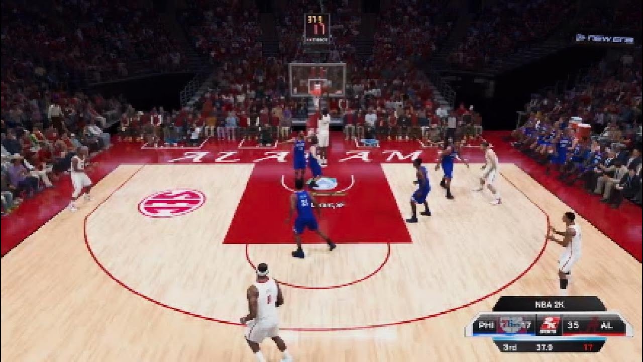 Alabama, versus the 76ers.