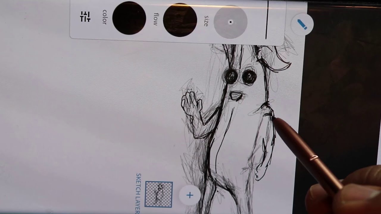 Samsung Galaxy Note 20 Ultra - Stylus Sketching - Peely from Fortnite
