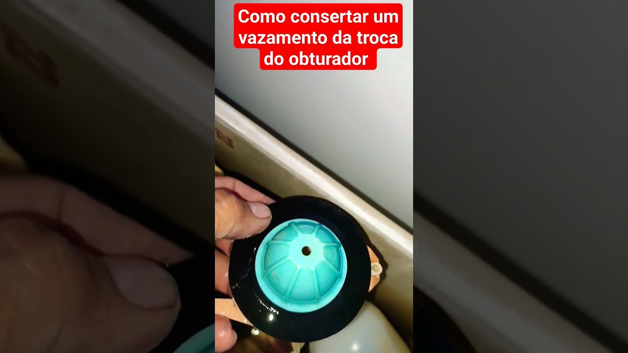 grande vazamento de água no vaso @famosinho gv646