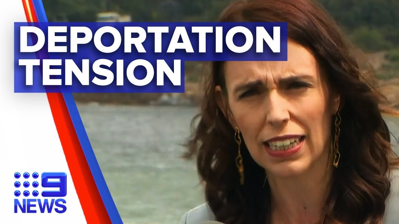 Jacinda Ardern launches deportation attack on Scott Morrison | Nine News Australia