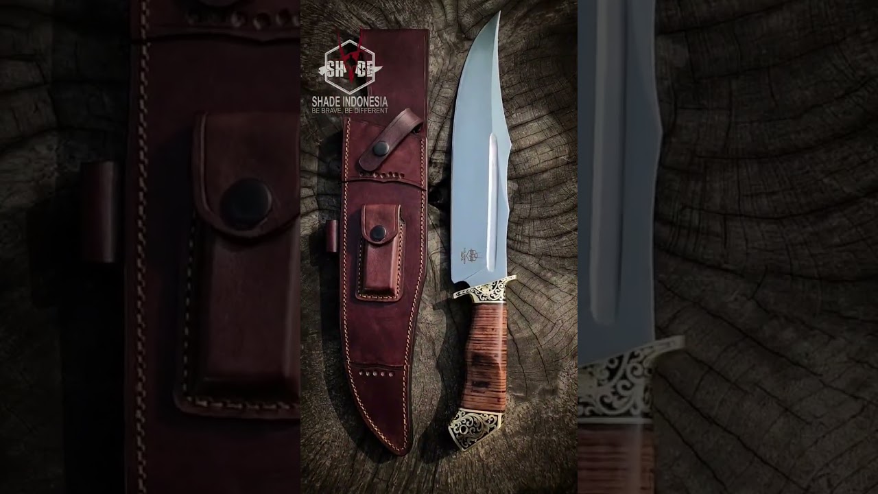 DRACULA | ONE OF OUR BEST BOWIE KNIFE DESIGN | SHADE INDONESIA #shadeblades #bowieknife #shorts