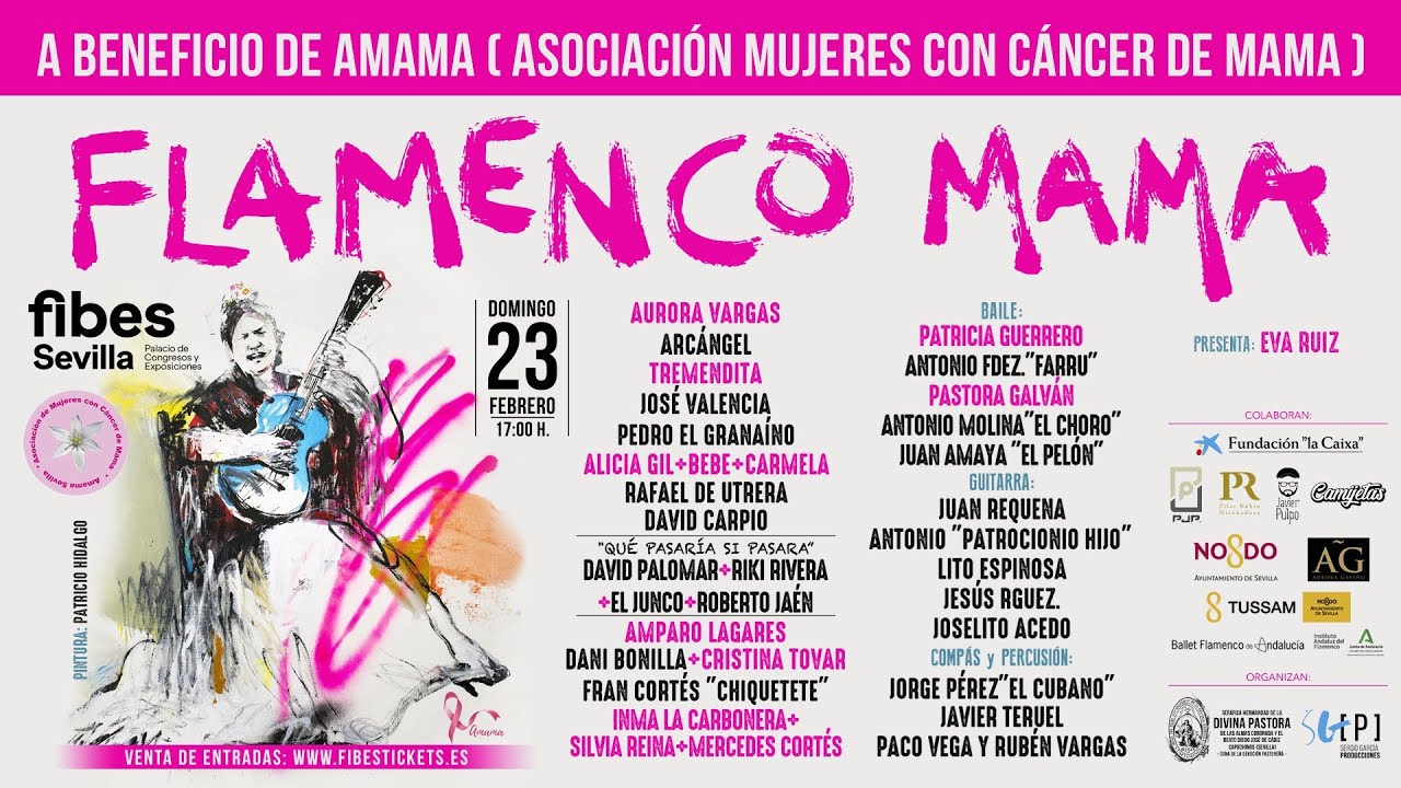 FLAMENCO MAMA - Presentación del cartel del festival flamenco a beneficio de AMAMA