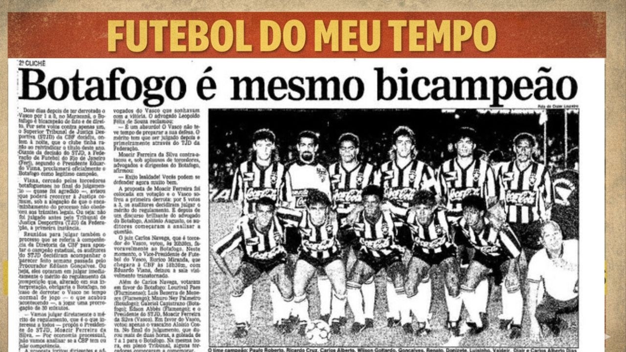 Campeonato Carioca 1990| O título mais polêmico de todos os tempos: Botafogo CAMPEÃO