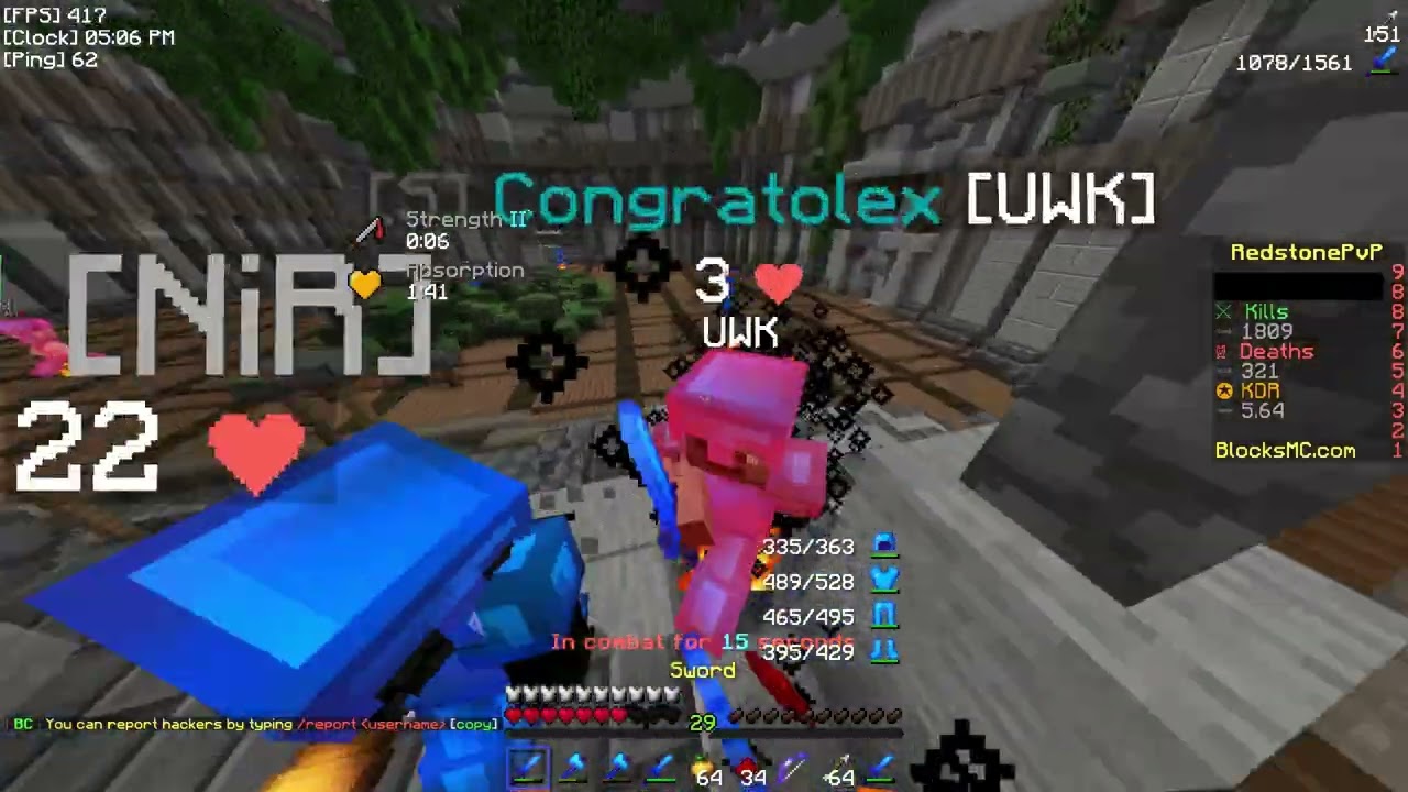 BlocksMc RedPvP | ComeBack