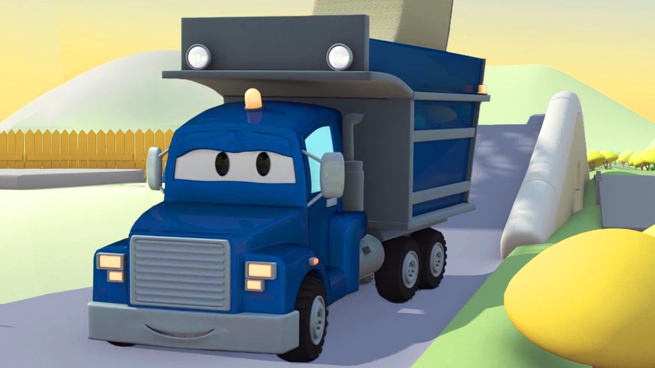 Carl el Cami&oacute;n Transformador y el Cami&oacute;n Volquete en Auto City | Dibujos animados para ni&ntilde;os
