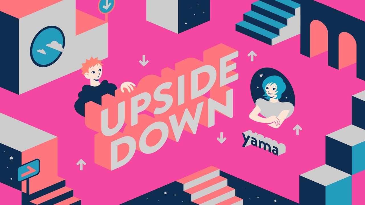 yama『UPSIDE DOWN』　Lyric Video