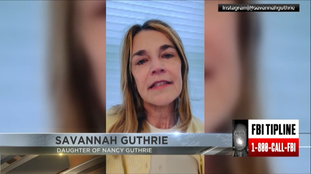 The latest on the disappearance of Nancy Guthrie