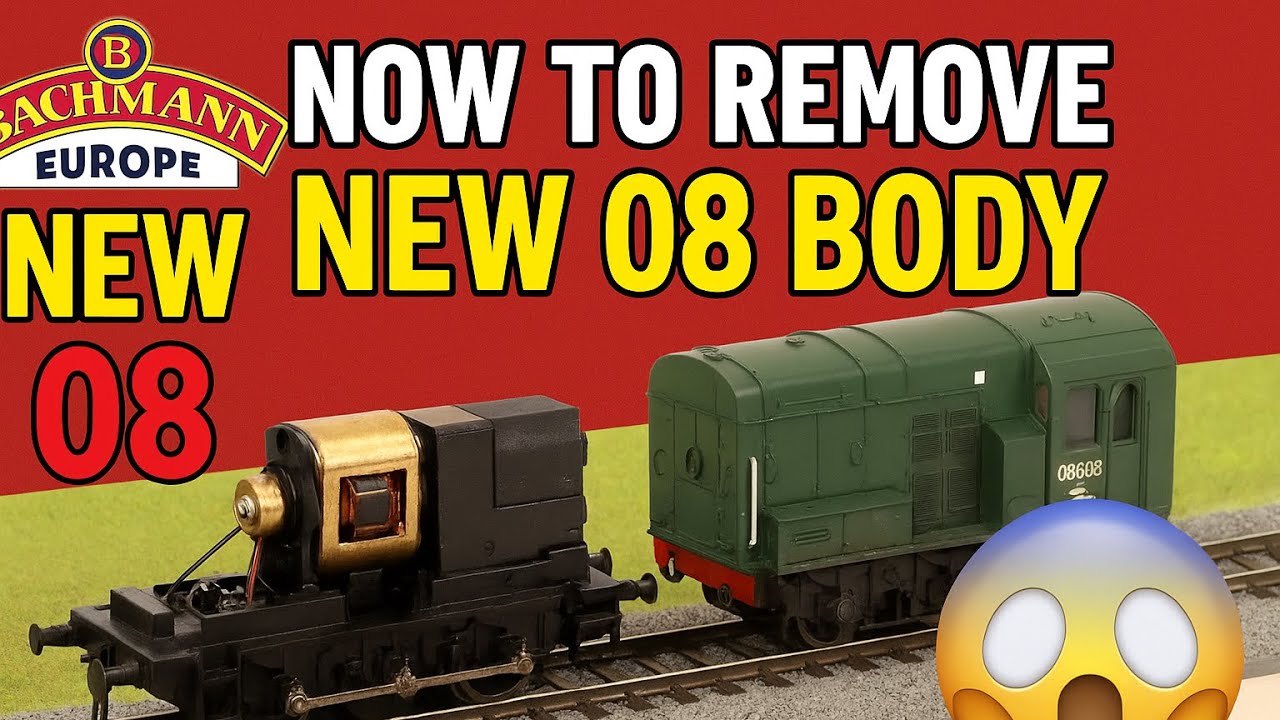You’ve Been Doing It WRONG! How to Remove the Bachmann Class 08 Body