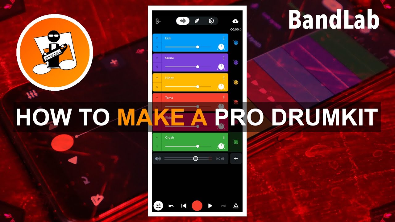 Как создать профессиональную ударную установку MIDI в Bandlab