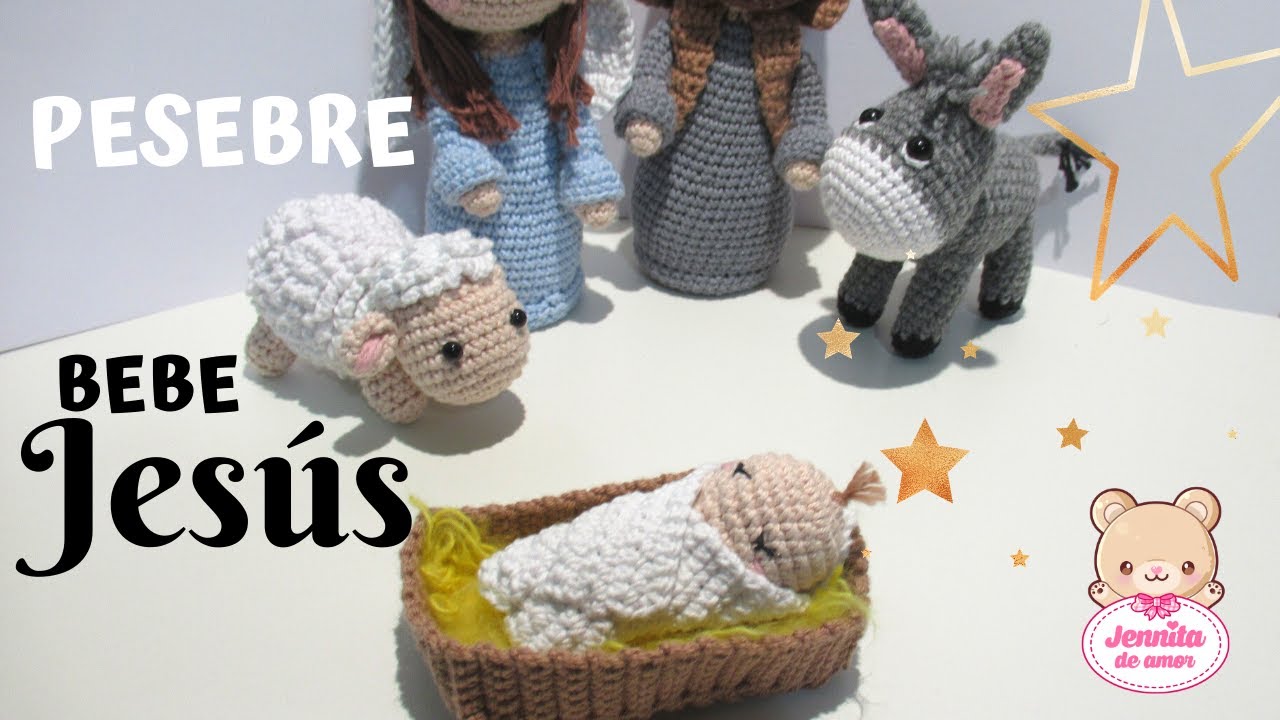 PESEBRE BEBE JESUS Amigurumi Tutorial paso a paso (Patrón en Descripción)