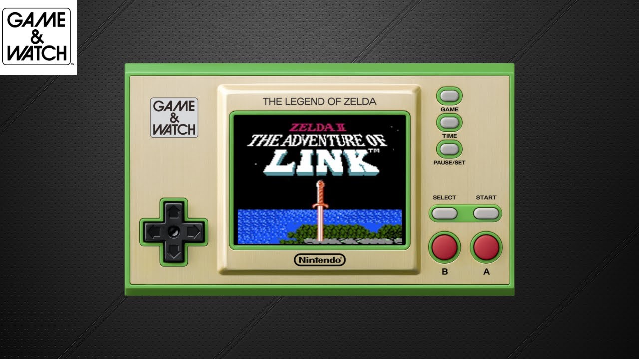Nintendo Game & Watch: The Legend of Zelda Handheld Gameplay