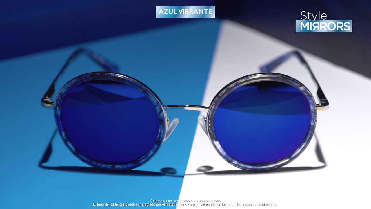 Lentes Transitons Style Mirrors - Elige tu color,  refleja tu estilo (muestra de producto)