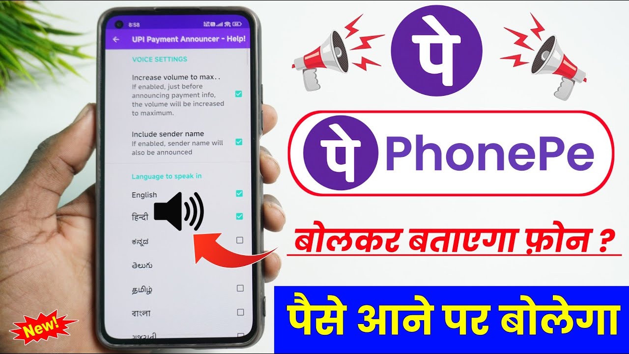 Phone Pe Voice Notification Kaise Chalu Kare || How To Enable Phone Pe Voice Alert