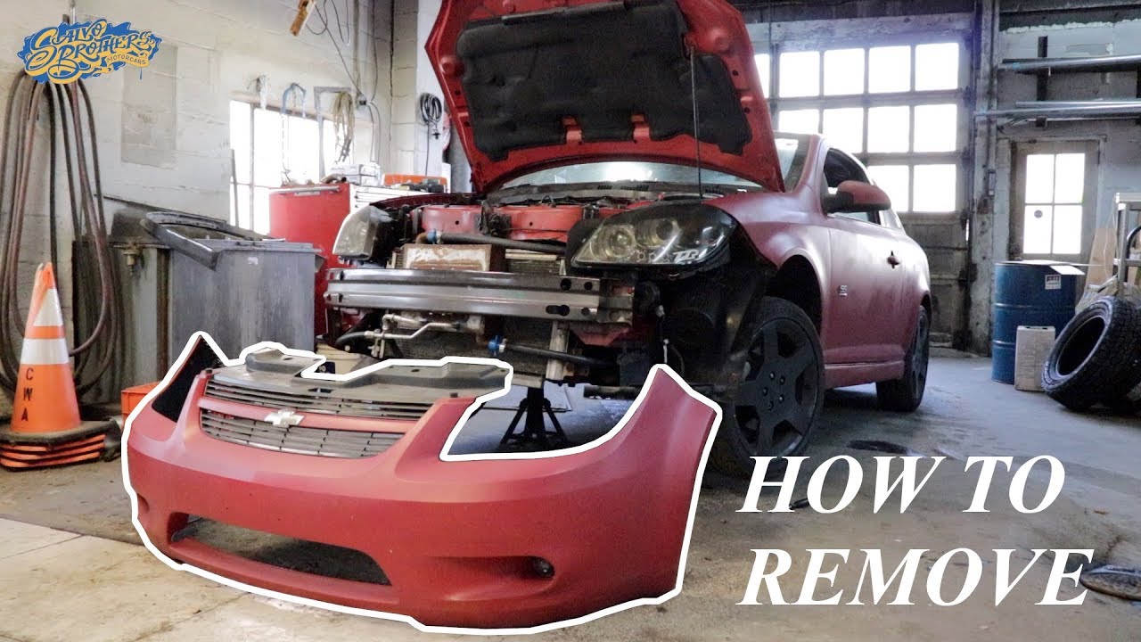 Cobalt ss FRONT BUMPER FASCIA Removal