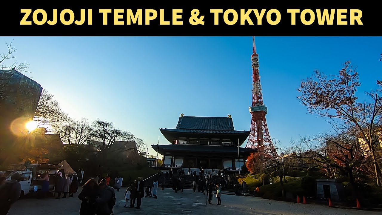 Zojoji Temple & Tokyo Tower - Virtual Tour (Japan Travels)
