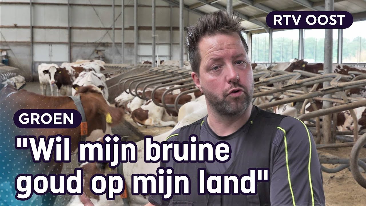 Weg met kunstmest: boer Geertjan wil alleen eigen mest gebruiken | RTV Oost