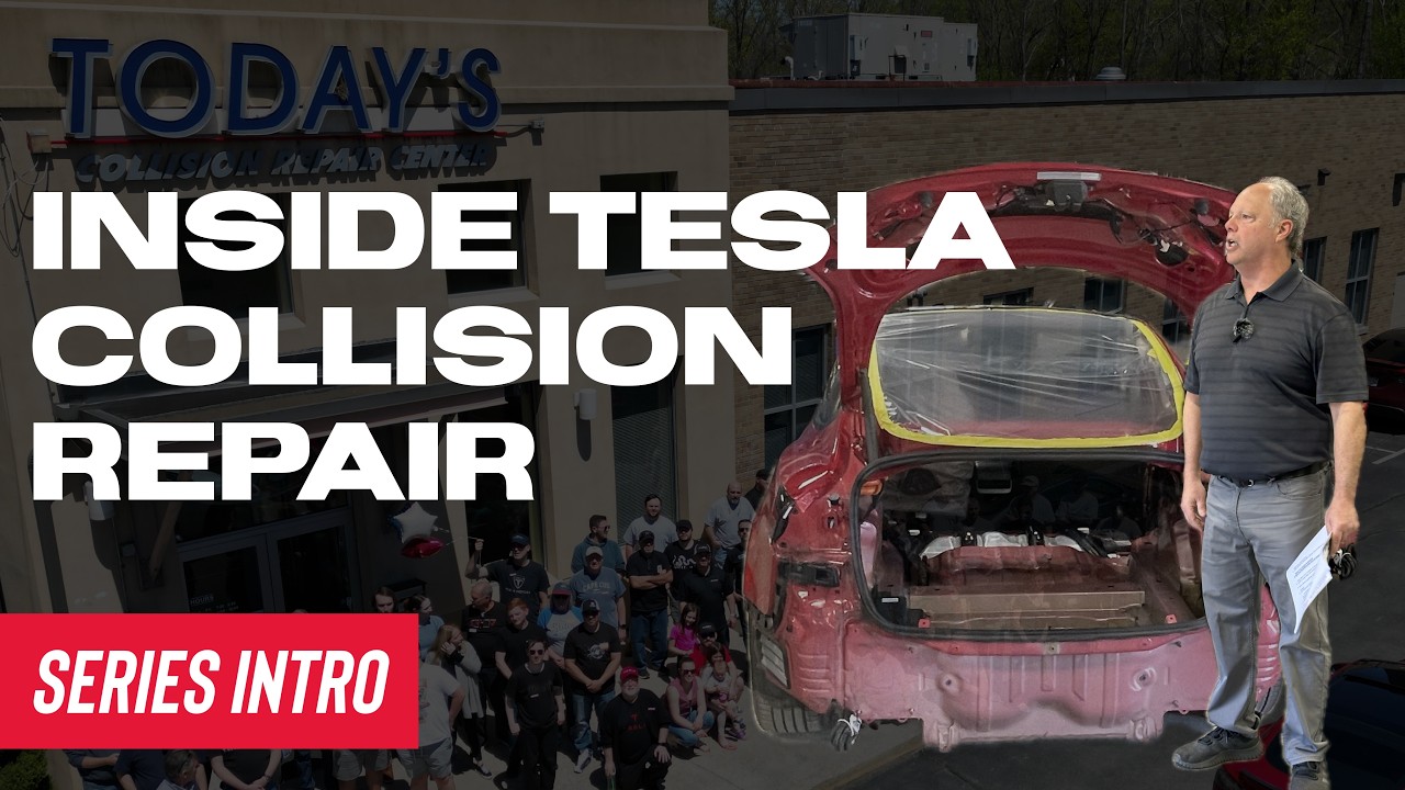 Inside Tesla Collision Repair | What Is Today's Collision?