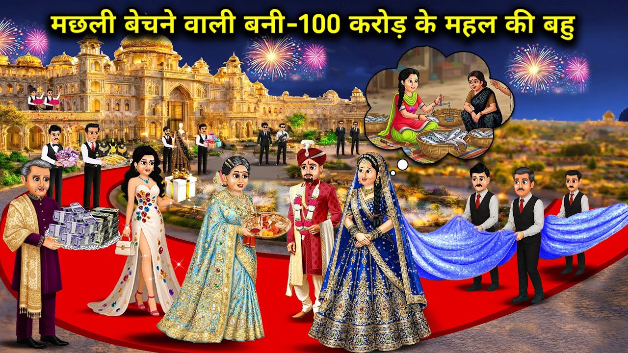 गरीब मछली बेचने वाली बनी - 100 करोड़ के महल की बहू||A fish seller becomes the daughter-in-law of a