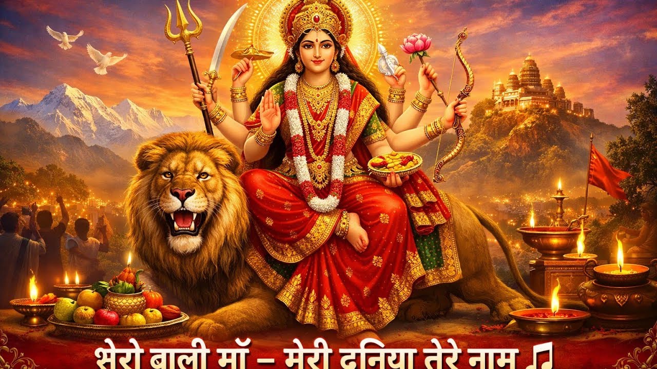 : शेरों वाली माँ – मेरी दुनिया तेरे नाम 🎵
