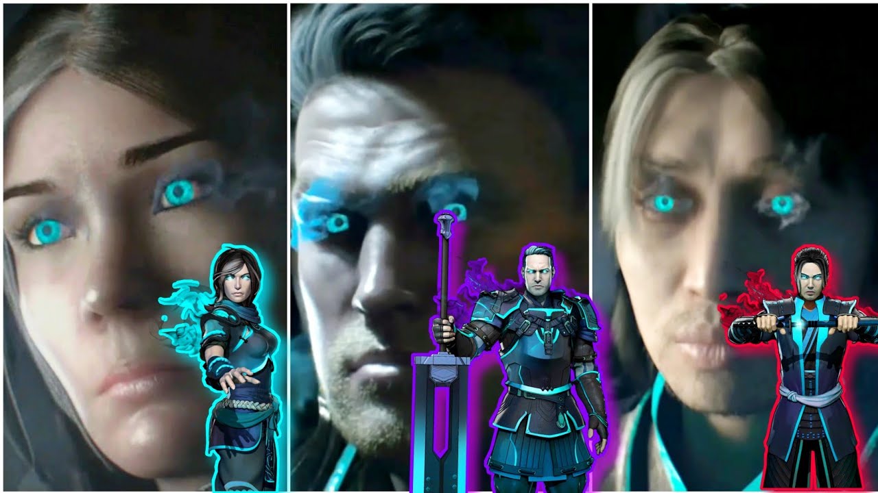 Shadow fight 3 Cinematics vs In-game battle comparison (June, Itu, Marcus)