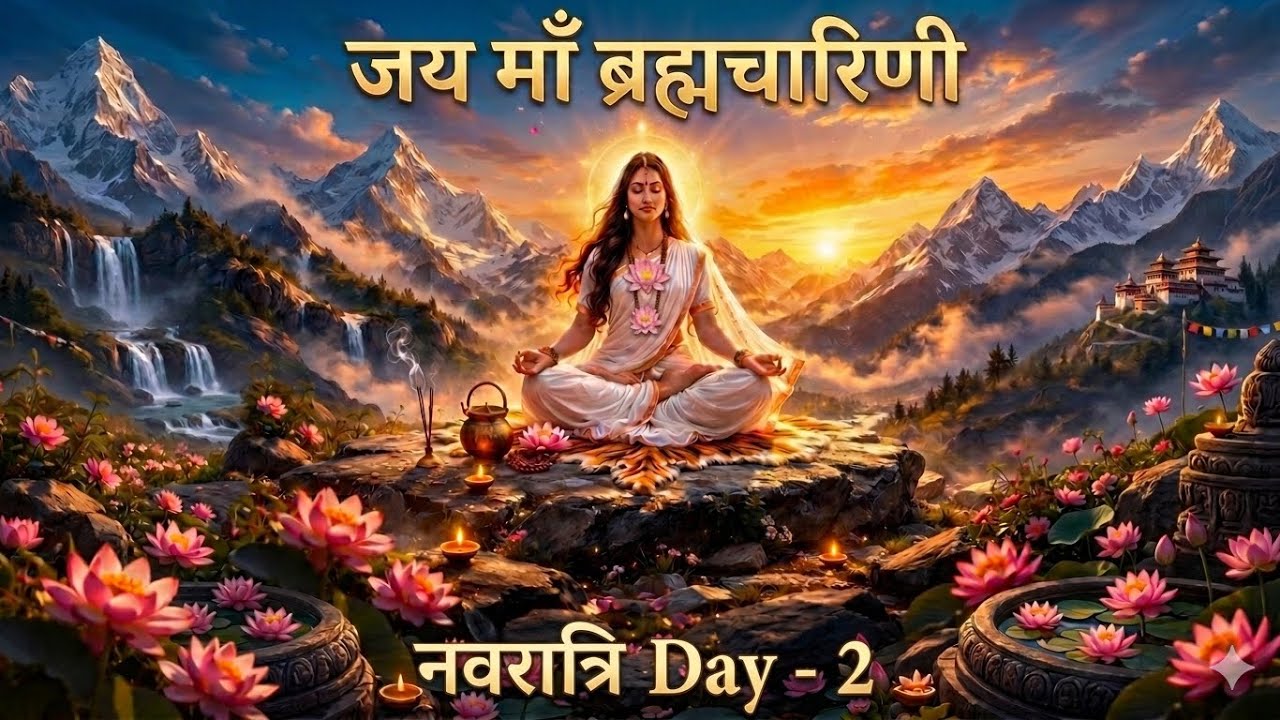🔱 जय माँ ब्रह्मचारिणी | Navratri Day 2 Special Bhajan | Maa Brahmacharini Bhakti Song | Navdurga