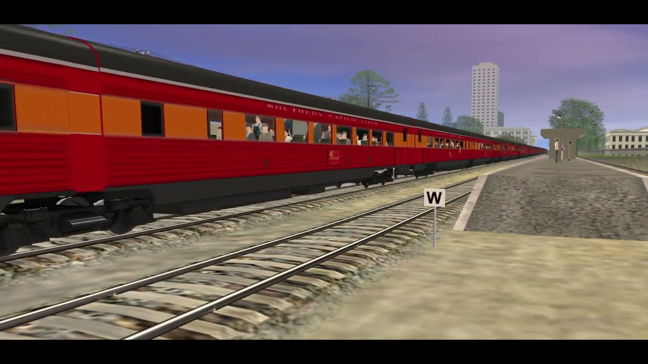 Jonathan SP 4444 Departs the station