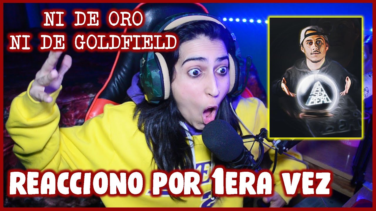 CANSERBERO - NI DE ORO NI DE GOLDFIELD 👊🤯 [LA ESCUCHO POR PRIMERA VEZ🔥]REACCIONO AL DIOS CANSERBERO🔥