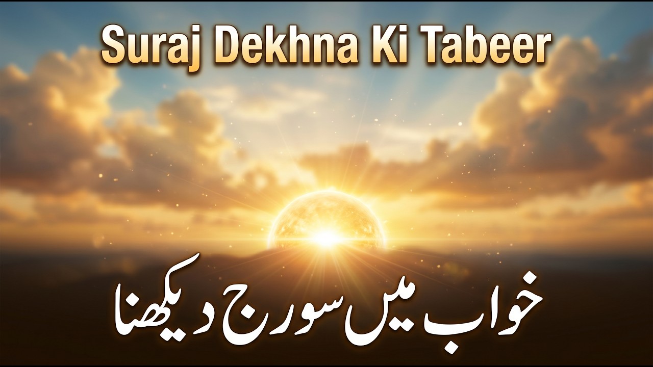 Khwab Mein Suraj Dekhna | Dubte Tulu Hote Grahan Ghuroob Nikalte Roshan | خواب میں سورج دیکھنا