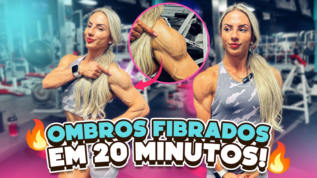 SEM DESCULPAS ! TREINO DE OMBROS RÁPIDO E FÁCIL | ROAD TO OLYMPIA ⭕️ ISA PEREIRA