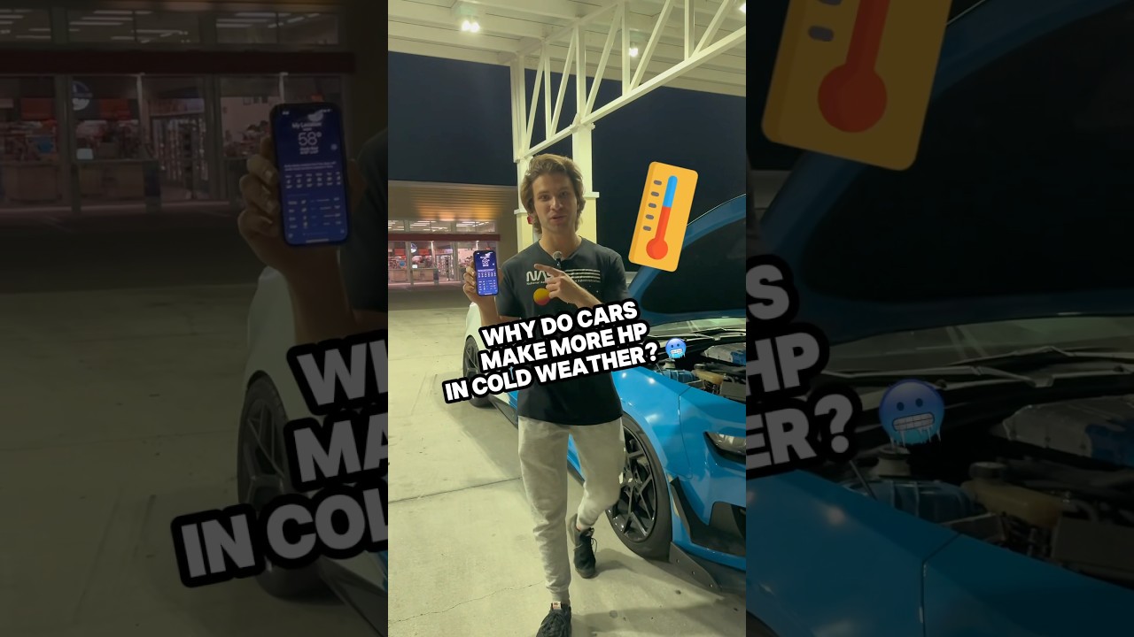 WHY DO CARS MAKE MORE HORSEPOWER IN COLD WEATHER? #stem