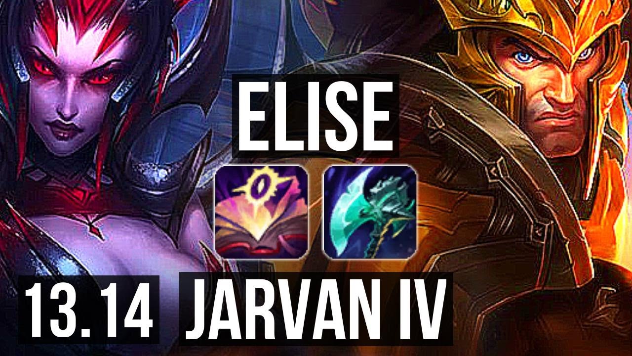 ELISE vs JARVAN IV (JNG) | 10/0/7, 1.4M mastery, Legendary, 500+ games | EUW Grandmaster | 13.14