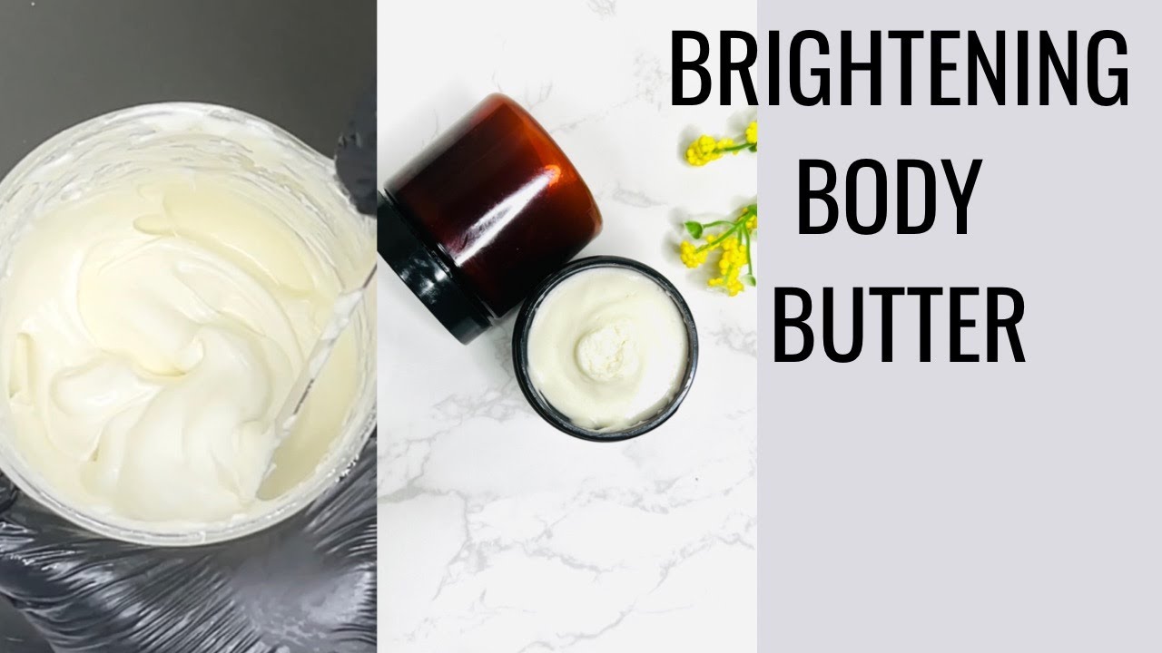 DIY WHIPPED BODY BUTTER WITH KOJIC ACID FOR DARK SPOTS/HYPERPIGMENTATION