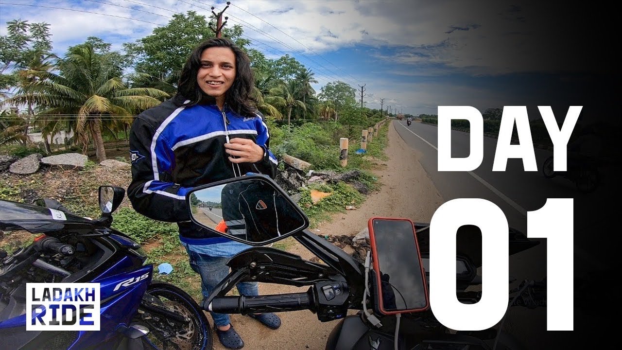 Marathon 1100 KM Ride In A Day |  Palakkad - Hydrabad | Ep 1 | Kerala to Ladakh Ride