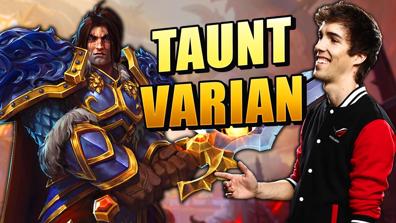 Varian Taunt Gameplay w/ Grubby - Heroes of the Storm 2021 Gameplay