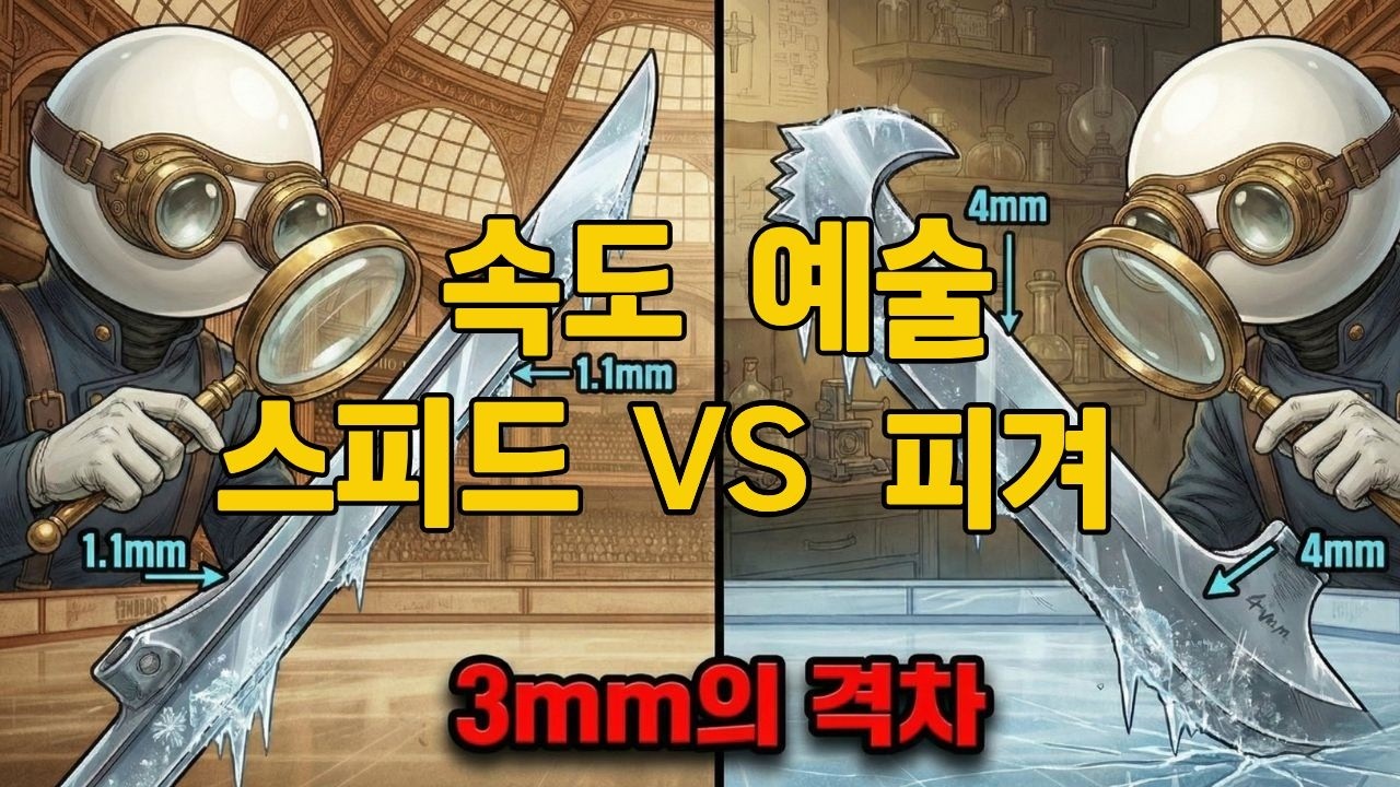 [스케이트] 쇼트 트랙 시속 60km의 비밀은 1.1mm 날에 있다