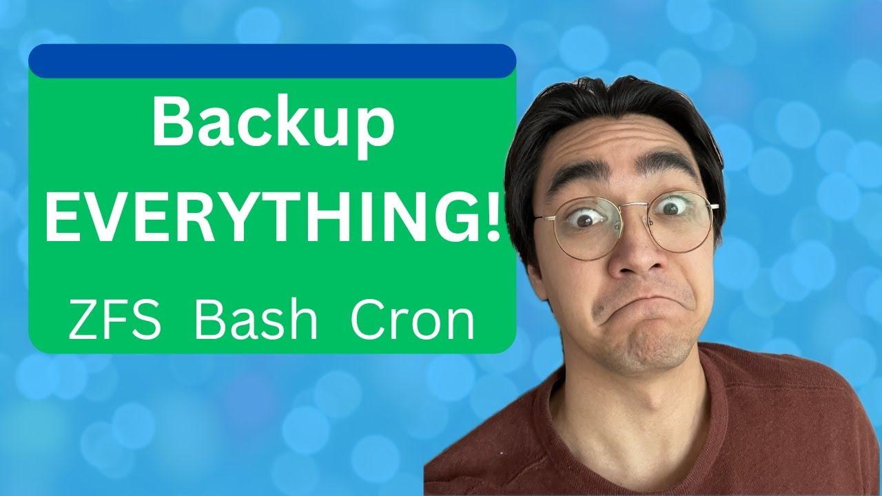 Backup EVERYTHING with ZFS Bash and Cron