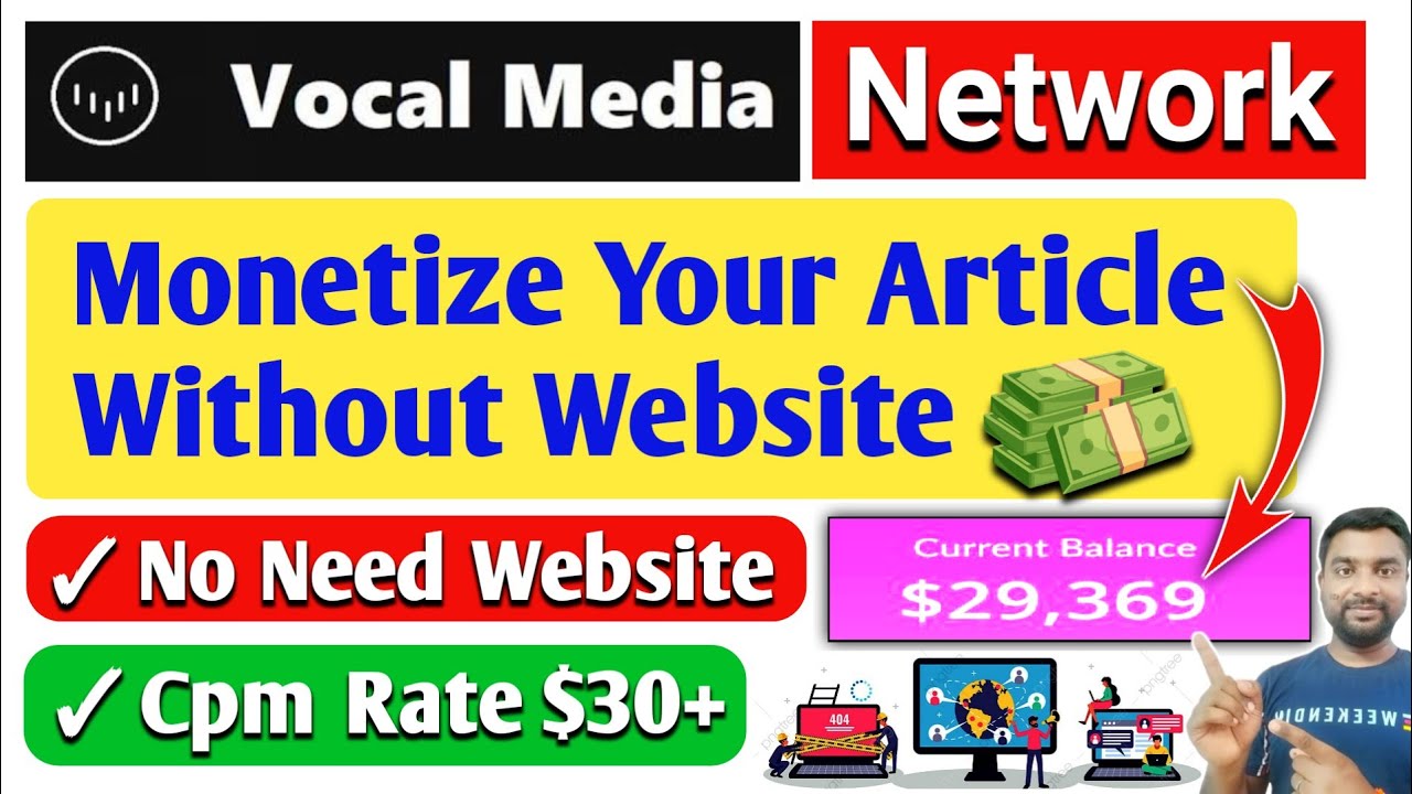 🤑Monetize Your Article Post Without Website | Vocal Media Best Earning Platform | Vocal Media