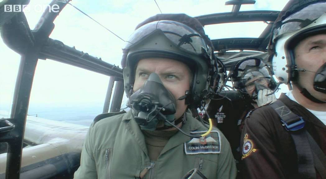 Colin and Ewan McGregor fly an original Lancaster Bomber - Bomber Boys - BBC