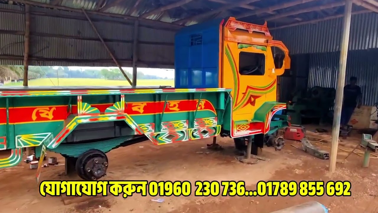Welding Shop BD is working on two four wheeler Lathambar vehicles