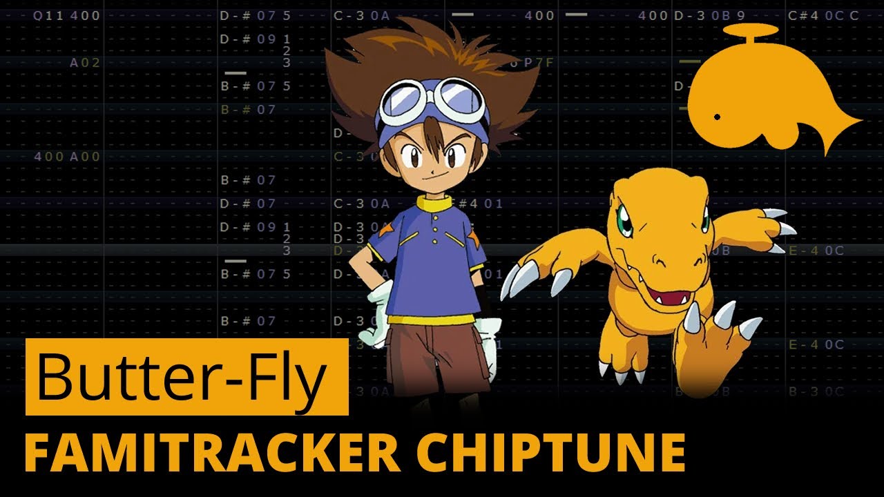 Butter-Fly - Digimon - Famitracker (8-Bit)