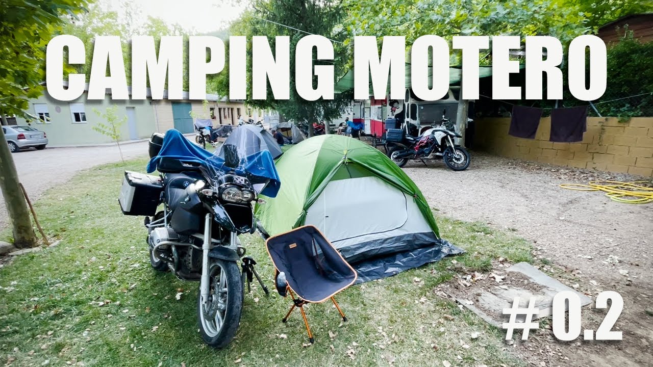 Dormí en un Camping Solo para Moteros en Huesca | Ruta por los Pirineos #Prep2